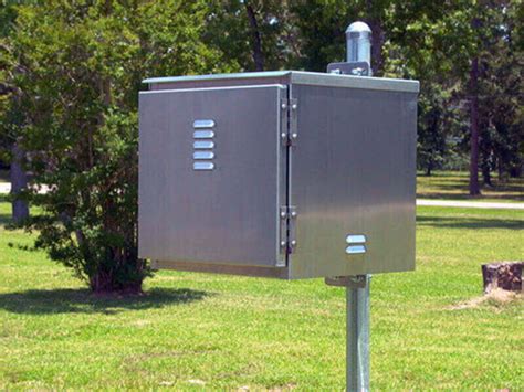 pole mount electrical box|large electric boxes on poles.